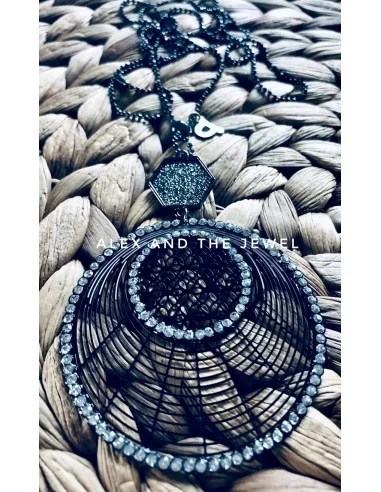 Κολιέ με στοχείο φιλιγκρί από ατσάλι και...