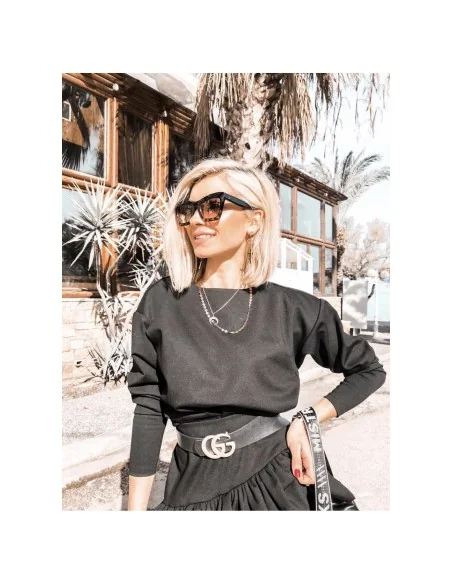 Γυναικείο τριπλό κολιέ από ατσάλι Adele