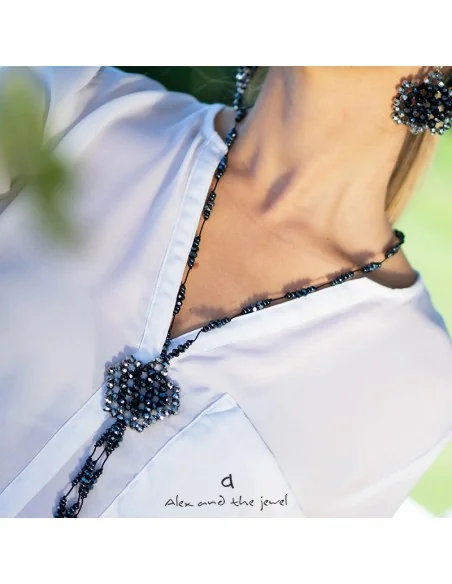 Χειροποίητο γυναικείο κολιέ με κρύσταλλα boho Alexa Χειροποίητο γυναικείο κολιέ με κρύσταλλα boho Alexa