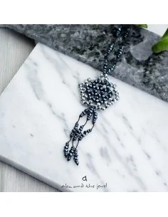 Χειροποίητο γυναικείο κολιέ με κρύσταλλα boho Alexa 2