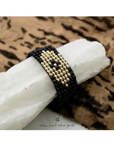 Χειροποίητο γυναικείο βραχιόλι μάτι με κρύσταλλα Margi 2