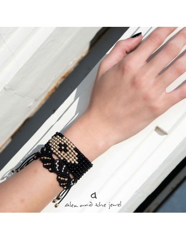 Χειροποίητο γυναικείο βραχιόλι μάτι με κρύσταλλα Margi