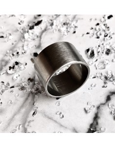 Χειροποίητο γυναικείο δαχτυλίδι από ατσάλι Dion 2