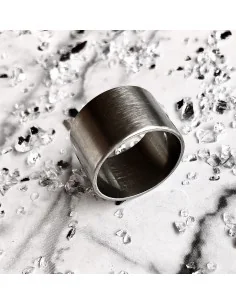 Χειροποίητο γυναικείο δαχτυλίδι από ατσάλι Dion 2