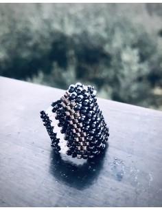 Χειροποίητο γυναικείο δαχτυλίδι με χάντρες Miyuki Arsinoi 2