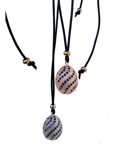 Χειροποίητο γυναικείο κόσμημα κολιέ με ζιργκόν Semiramis