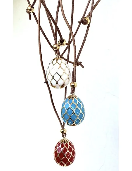 Χειροποίητο γυναικείο κολιέ με σμάλτο Daria