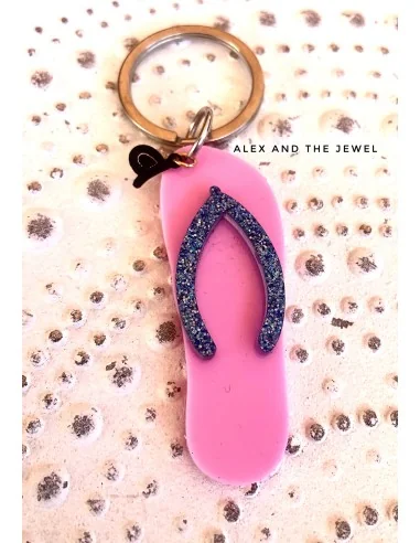 Χειροποίητο μπρελόκ από Plexi glass Beach