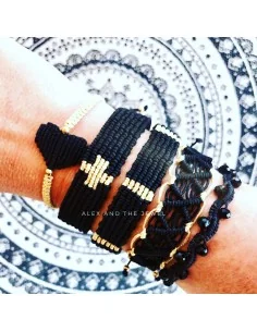 Χειροποίητο γυναικείο βραχιόλι μακραμέ Axel 2