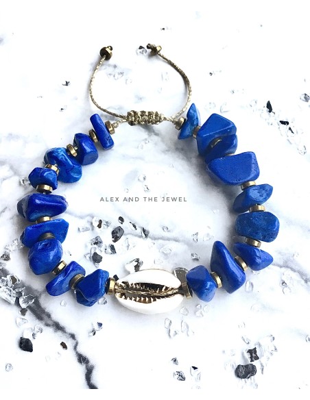 Χειροποίητο γυναικείο βραχιόλι με κοχύλι Shellicious