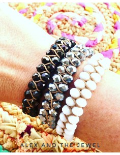 Χειροποίητο γυναικείο βραχιόλι με κρύσταλλα Shiny 2