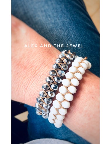 Χειροποίητο γυναικείο βραχιόλι με κρύσταλλα Shiny