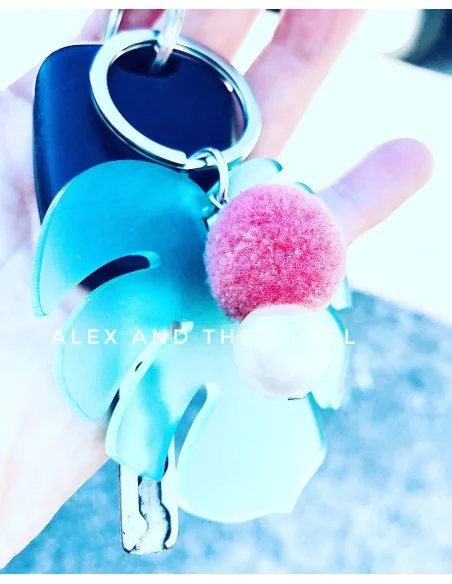 Χειροποίητο γυναικείο μπρελόκ Palm tree