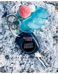 Χειροποίητο γυναικείο μπρελόκ Palm tree 2