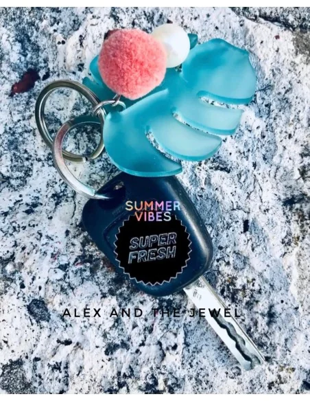 Χειροποίητο γυναικείο μπρελόκ Palm tree