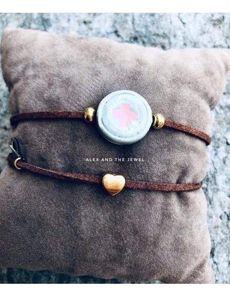 Χειροποίητο γυναικείο βραχιόλι σταυρός Faith Χειροποίητο γυναικείο βραχιόλι σταυρός Faith