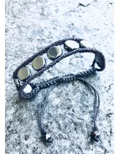 Χειροποίητο γυναικείο βραχιόλι με πέτρες αιματίτη Dioni 2