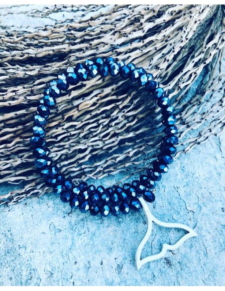 Χειροποίητο γυναικείο βραχιόλι με κρύσταλλα Mermaid