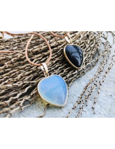 Χειροποίητο γυναικείο κολιέ σε σχέδιο καρδιά από Φίλντισι... 2