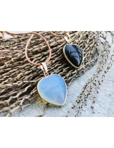 Χειροποίητο γυναικείο κολιέ σε σχέδιο καρδιά από Φίλντισι... 2