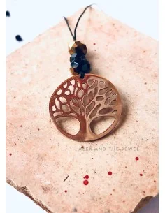 Χειροποίητο γυναικείο κολιέ δέντρο της ζωής Life tree 2