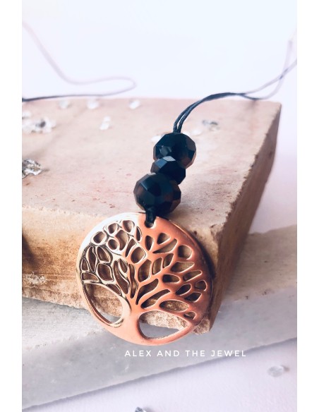 Χειροποίητο γυναικείο κολιέ δέντρο της ζωής Life tree