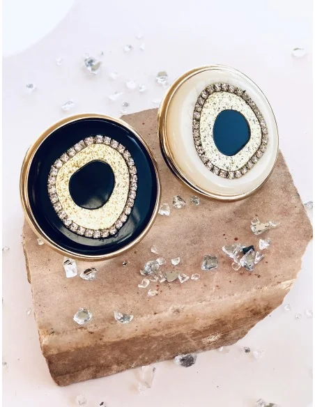 Χειροποίητο επίχρυσο statement δαχτυλίδι μάτι Gilda Χειροποίητο επίχρυσο statement δαχτυλίδι μάτι Gilda