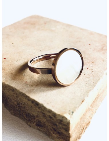 Χειροποίητο γυναικείο δαχτυλίδι με λευκό φίλντισι Elisabeth