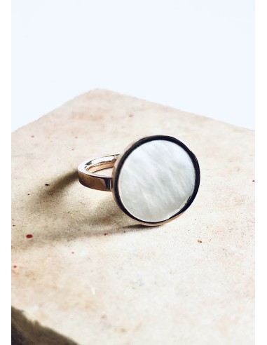 Χειροποίητο γυναικείο δαχτυλίδι με λευκό φίλντισι Elisabeth