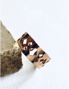 Γυναικείο δαχτυλίδι boho σε ροζ χρυσό Tribes 2