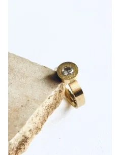 Γυναικείο δαχτυλίδι από ατσάλι και κρύσταλλο Τσεχίας Charline 2