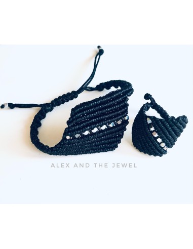 Χειροποίητο γυναικείο δαχτυλίδι μακραμέ Joan