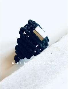 Χειροποίητο γυναικείο δαχτυλίδι μακραμέ Asli