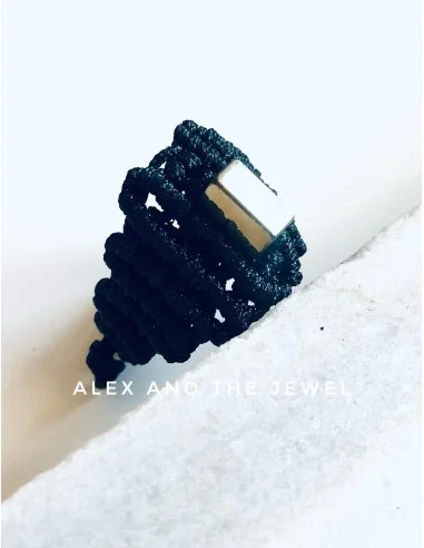 Χειροποίητο γυναικείο δαχτυλίδι μακραμέ Asli