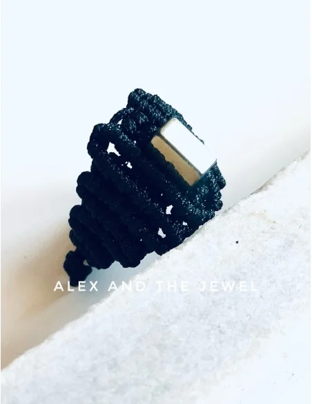 Χειροποίητο γυναικείο δαχτυλίδι μακραμέ Asli