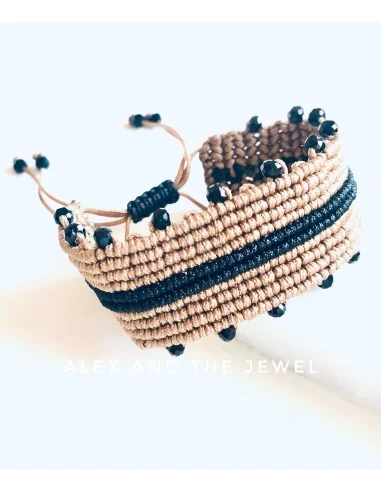 Χειροποίητο γυναικείο βραχιόλι μακραμέ Charlotte