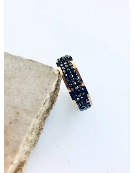 Γυναικείο δαχτυλίδι από ατσάλι με ζιργκόν Arlin