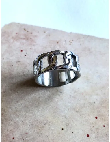 Γυναικείο δαχτυλίδι από ατσάλι Rodos