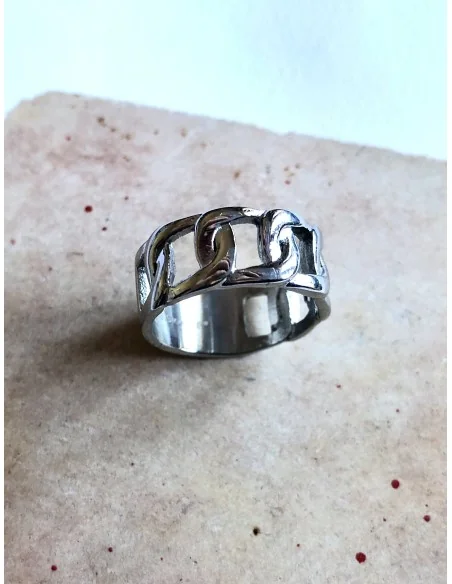 Γυναικείο δαχτυλίδι από ατσάλι Rodos