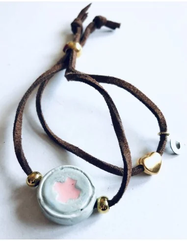 Χειροποίητο γυναικείο βραχιόλι σταυρός Faith