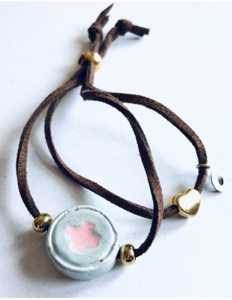 Χειροποίητο γυναικείο βραχιόλι σταυρός Faith