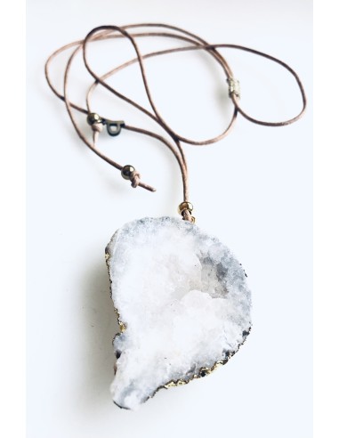 Χειροποίητο γυναικείο κολιέ με ακατέργαστη...