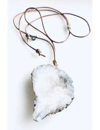 Χειροποίητο γυναικείο κολιέ με ακατέργαστη...