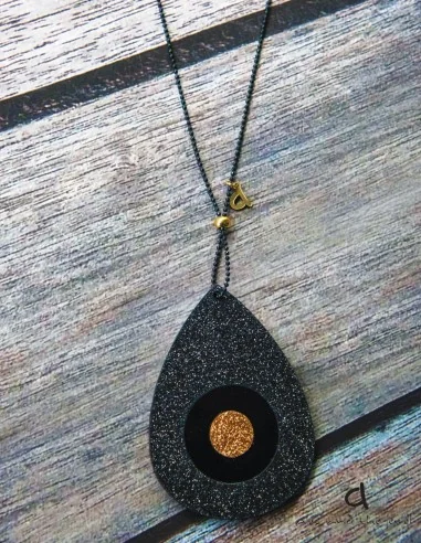 Χειροποίητο γυναικείο κολιέ μάτι Bedazzle