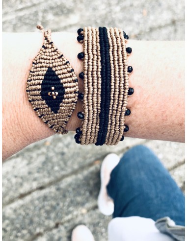 Χειροποίητο γυναικείο βραχιόλι μακραμέ Charlotte