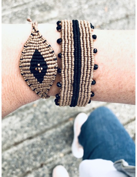 Χειροποίητο γυναικείο βραχιόλι μακραμέ Charlotte