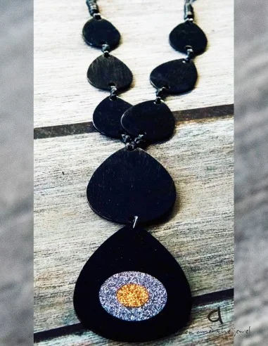 Χειροποίητο γυναικείο κόσμημα κολιέ μάτι Bedazzle exclusive