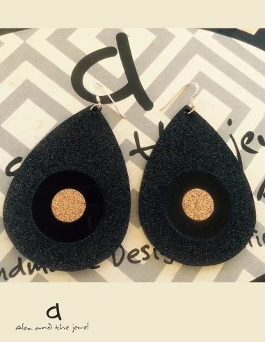 Χειροποίητα γυναικεία σκουλαρίκια μάτι Bedazzle