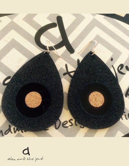 Χειροποίητα γυναικεία σκουλαρίκια μάτι Bedazzle