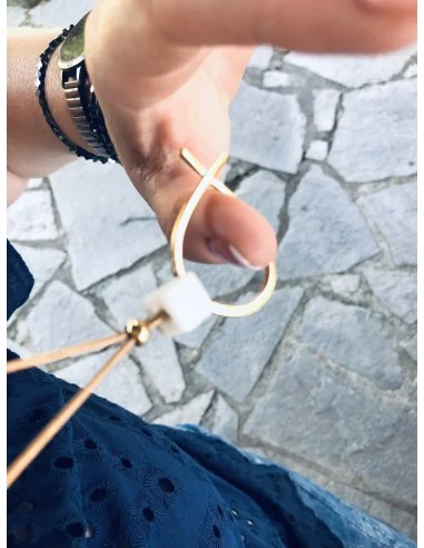 Χειροποίητο γυναικείο επίχρυσο κολιέ ψαράκι,...